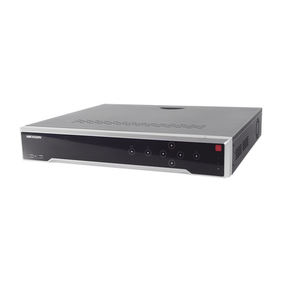 HIKVISION- NVR 12 Megapixel (4K) / 16 canales IP / 16 Puertos PoE+ / 4 Bahías de Disco Duro